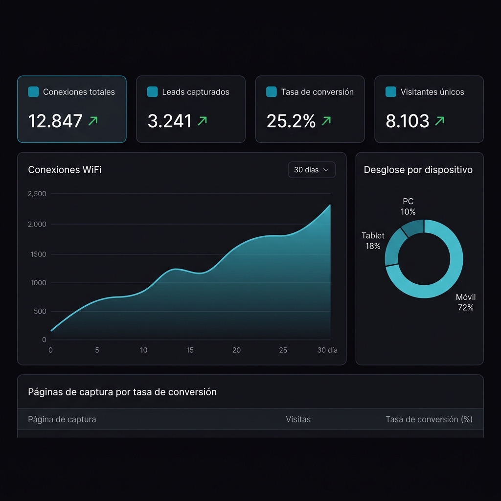 Analytics dashboard